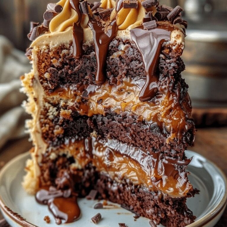 Heavy German Chocolate Poke Cake Recipe