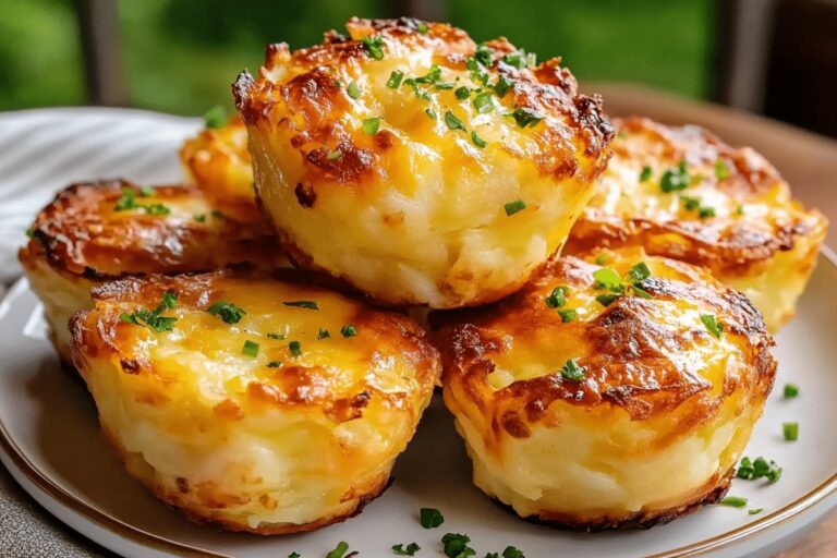 Cheesy Mashed Potato Puffs Recipe
