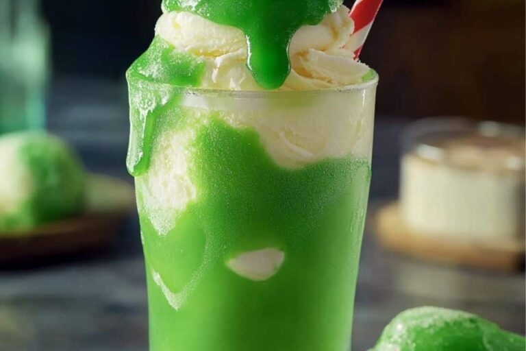 The Grinch Kids Ice Cream Float Recipe