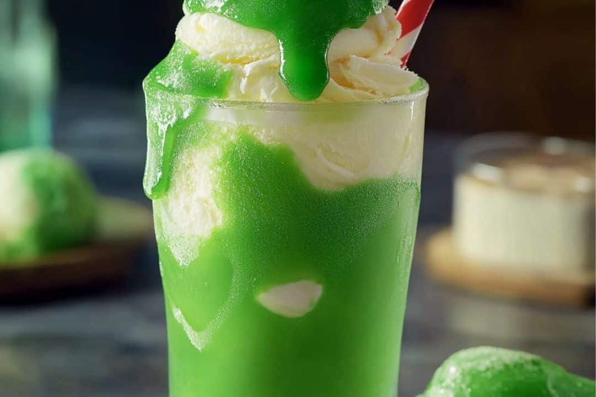 The Grinch Kids Ice Cream Float Recipe