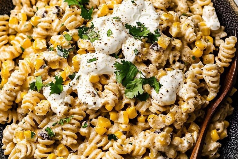 Mexican Street Corn Pasta Salad Recipe