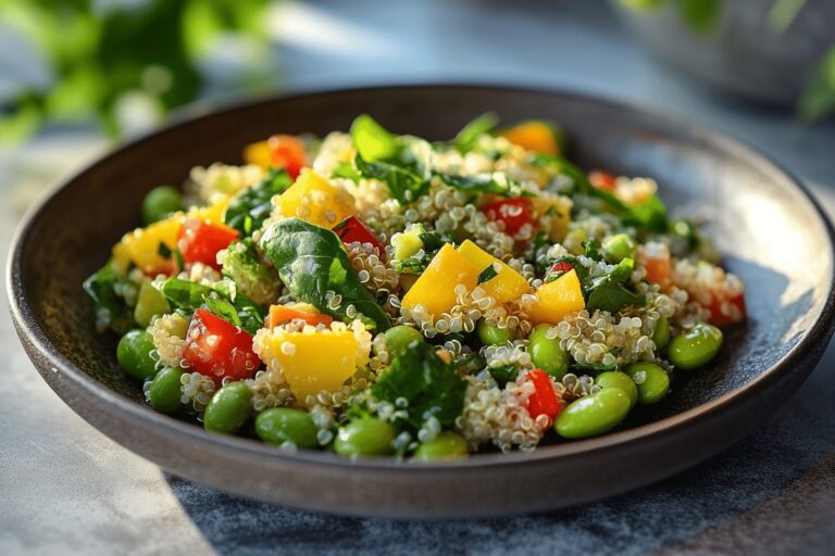 Edamame Quinoa Salad Recipe