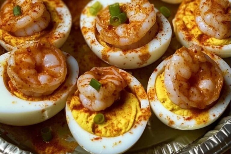 Shrimp-Stuffed Deviled Eggs Recipe