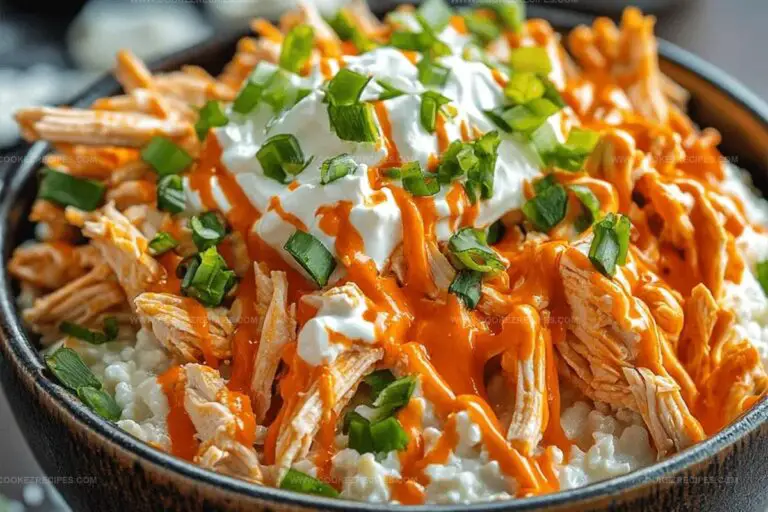 Buffalo Chicken Cottage Cheese Bowl Recipe