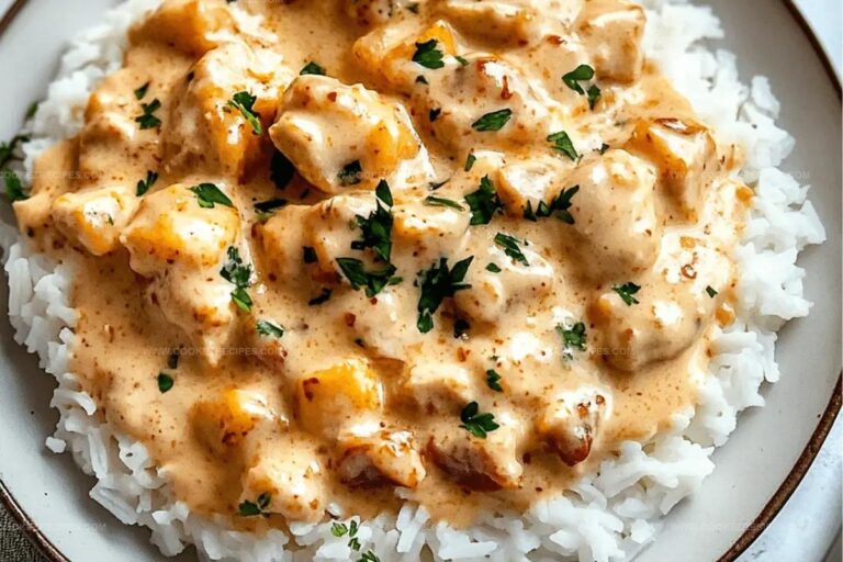 Creamy Smothered Chicken and Rice Recipe