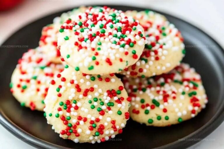 Christmas Cookies with Sprinkles Recipe