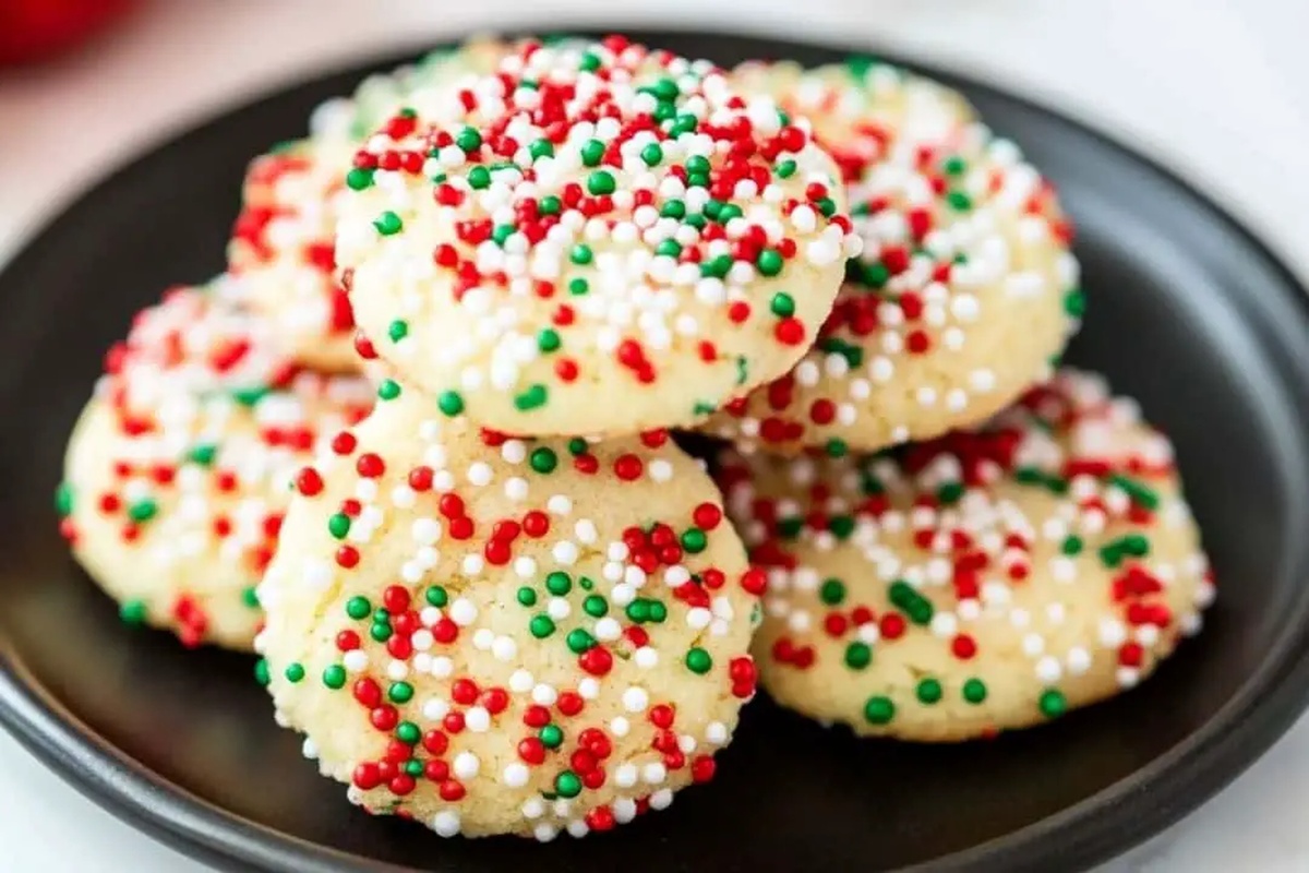Christmas Cookies with Sprinkles Recipe