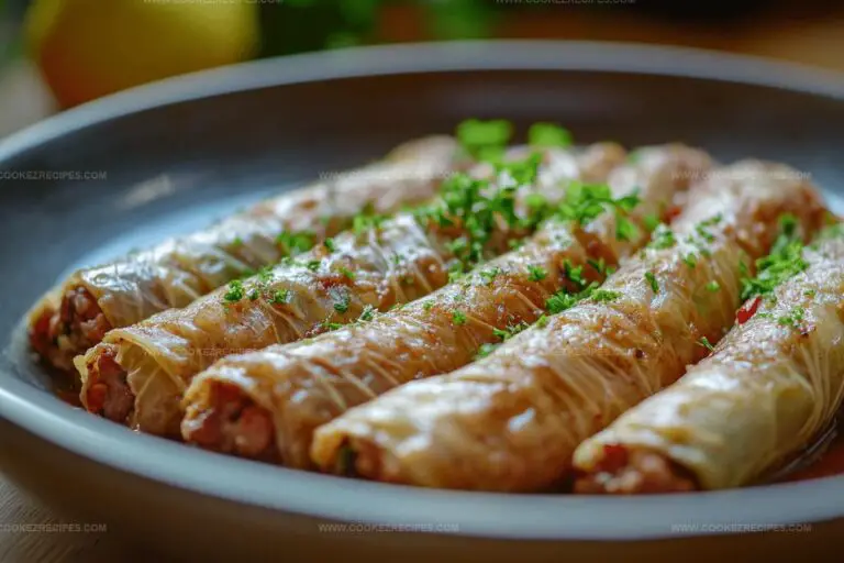 Savory Cabbage Rolls Recipe