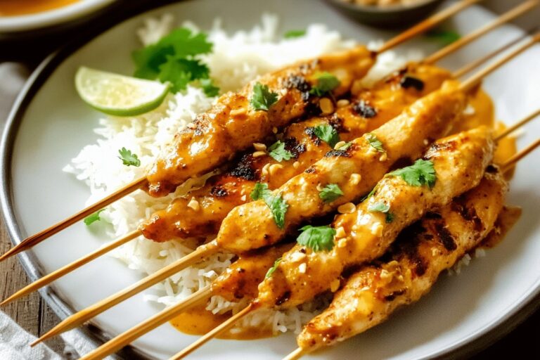 Thai Pineapple Peanut Satay Chicken Recipe