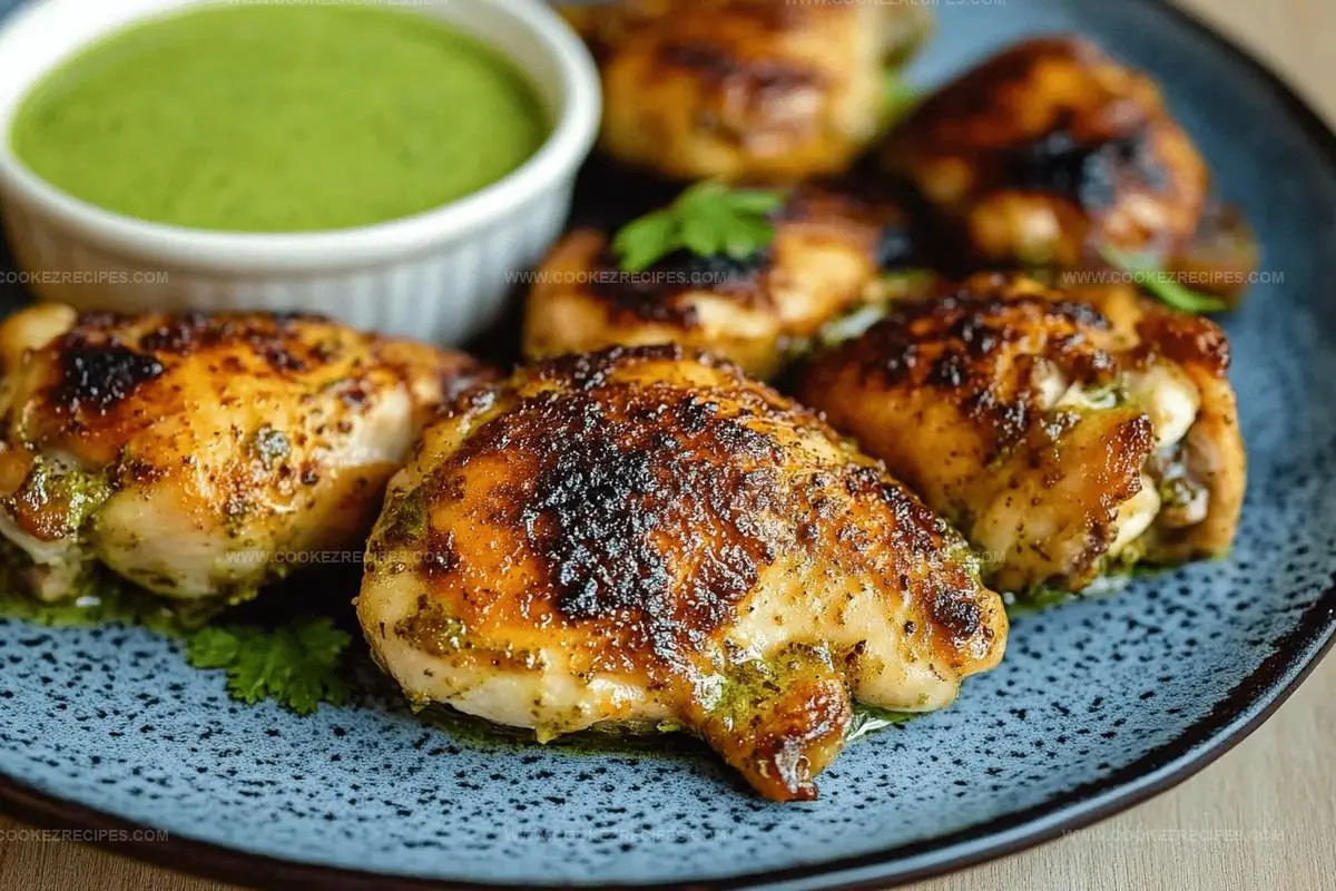 Peruvian Chicken with Green Sauce Recipe