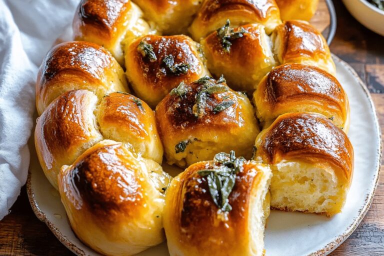 Honey Butter Brioche Rolls Recipe