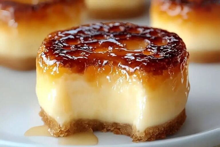 Mini Creme Brulee Cheesecakes Recipe