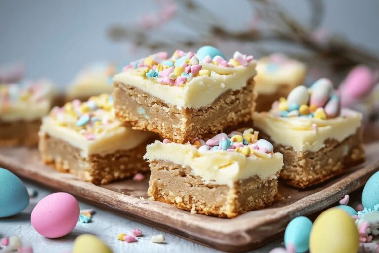 Frosted Easter Blondies Recipe