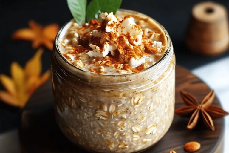 Chai Spiced Overnight Oats Recipe