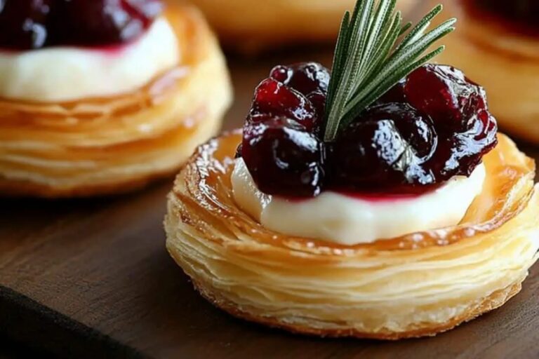 Cranberry Brie Bites Recipe