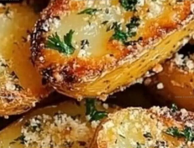 Garlic Parmesan Potatoes Air Fryer Steps