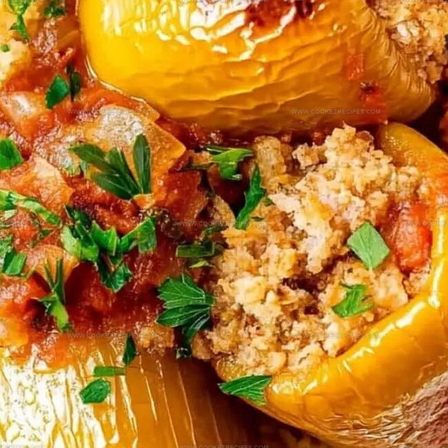 Italian Stuffed Peppers Fill Dinner with Savory Satisfaction