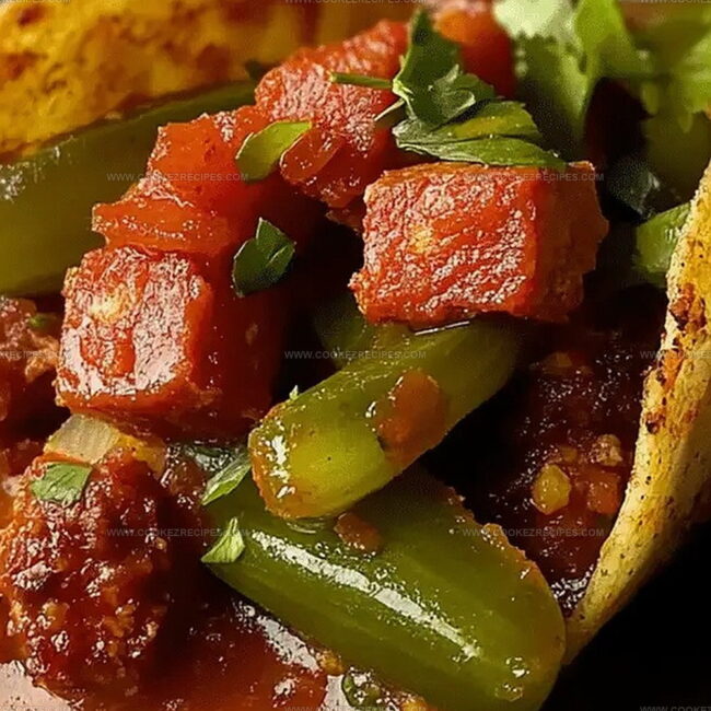 Chorizo With Nopales That’s Rich And Earthy