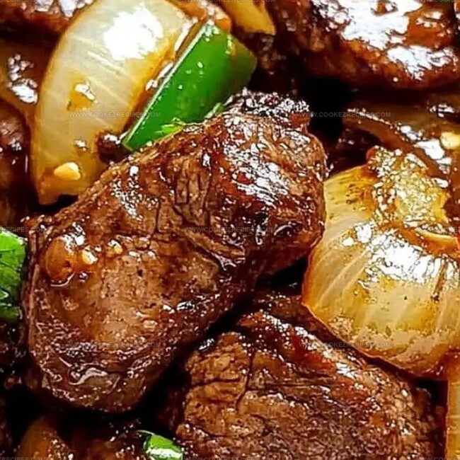 Pepper Steak Serves Savory Sauce with a Tender Bite