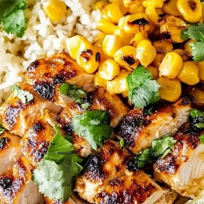 Street Corn Chicken Bowl Combines Bold, Creamy, and Crisp