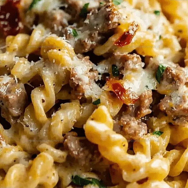 One Pot Beef Cheddar Ranch Pasta That’s Quick And Hearty