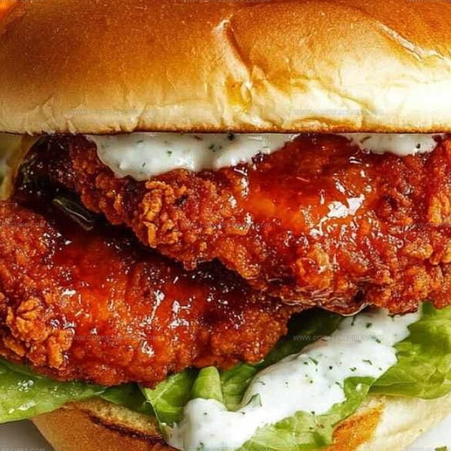 Nashville Chicken Sandwich That’s Hot and Honey-Sweet